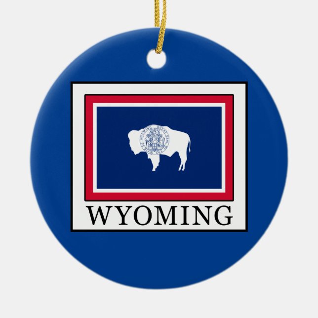 Wyoming Julgransprydnad Keramik (Framsidan)
