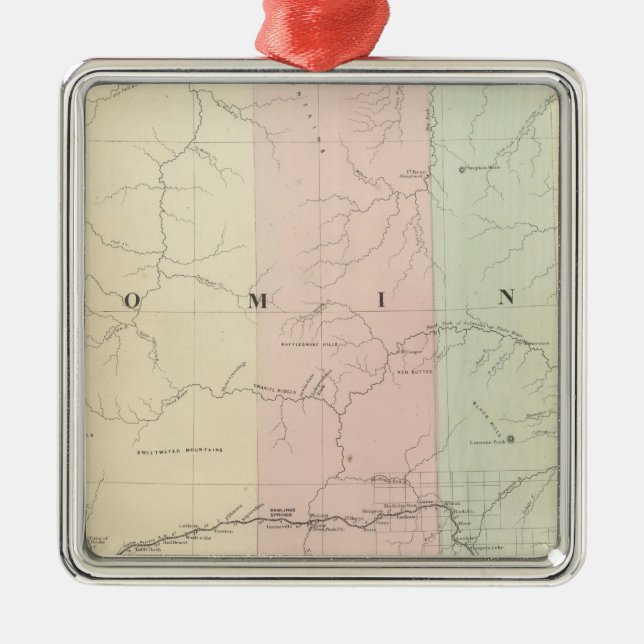 Wyoming Julgransprydnad Metall (Framsidan)