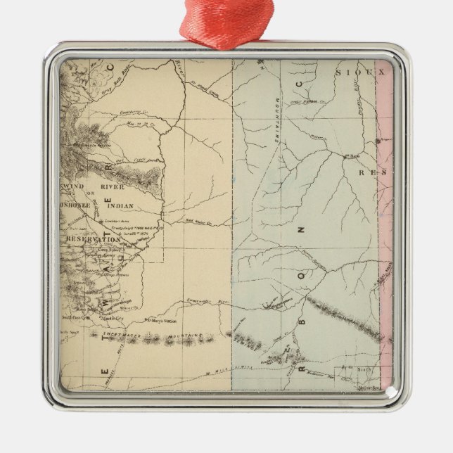 Wyoming Julgransprydnad Metall (Framsidan)