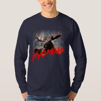 Wyoming med älg t shirt