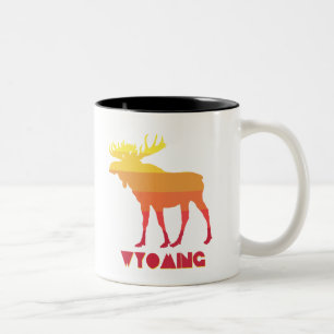 Wyoming Moose Två-Tonad Mugg