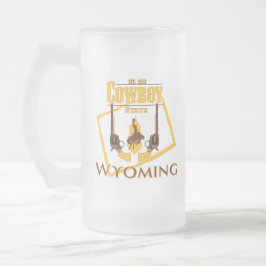 Wyoming ölmugg frostat ölglas