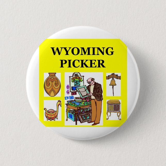 WYOMING picker Knapp (Framsida)