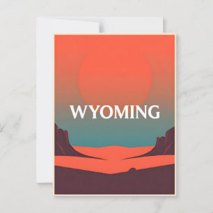 Wyoming Postcard Vykort