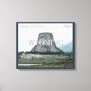 Wyoming Poster Canvastryck