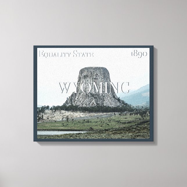 Wyoming Poster Canvastryck (Framsida)