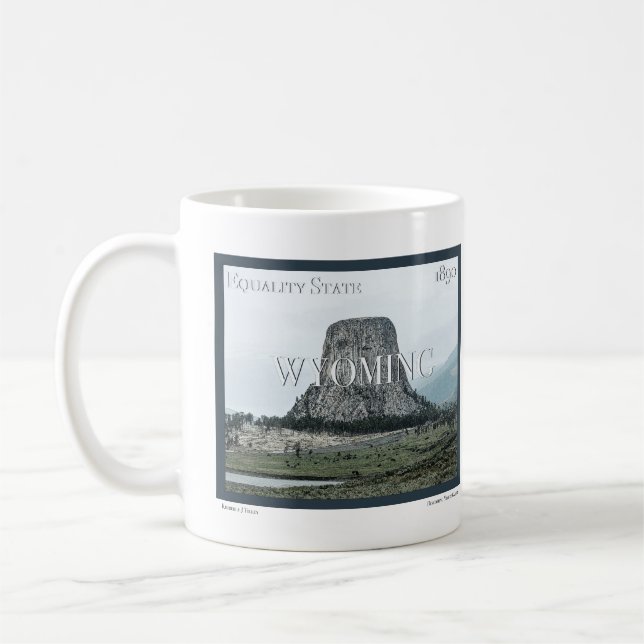 Wyoming Poster Kaffemugg (Vänster)