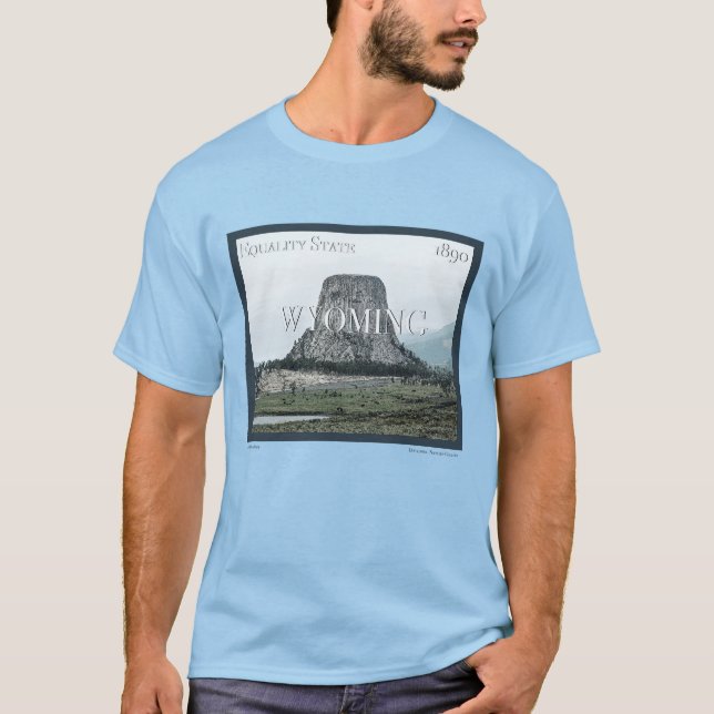 Wyoming Poster T Shirt (Framsida)