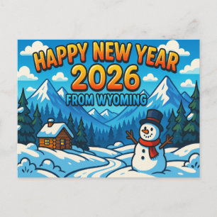 WYOMING Postkort Vykort