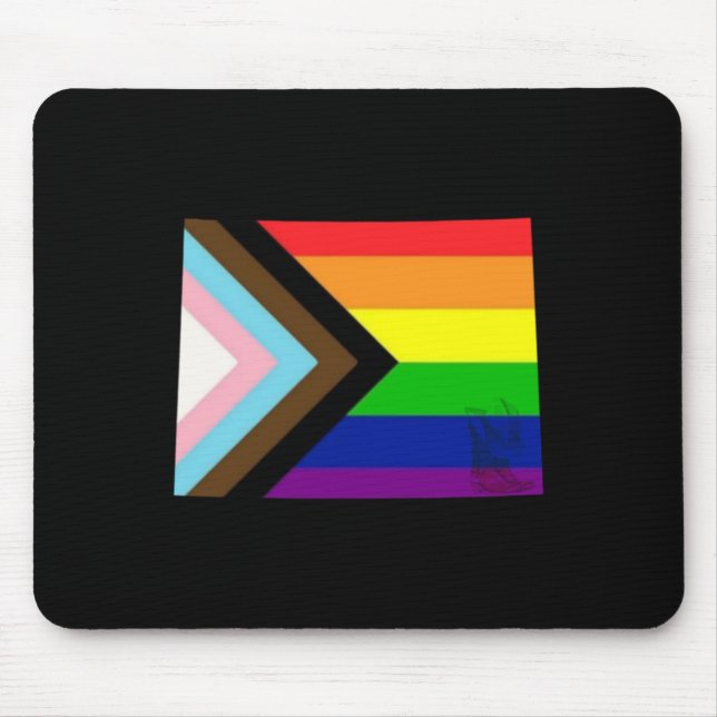 Wyoming Pride-klistermärke  Musmatta (Framsidan)