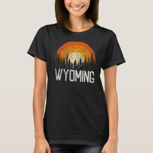 Wyoming Retro Stil Vintage 70 s 80-tal Manar Kvinn T Shirt