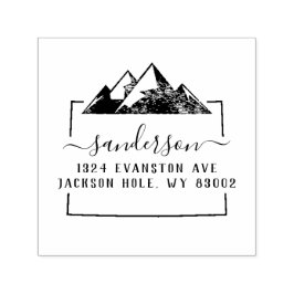 Wyoming Returadress Frimärke Self-Inking Självfärgande Stämpel