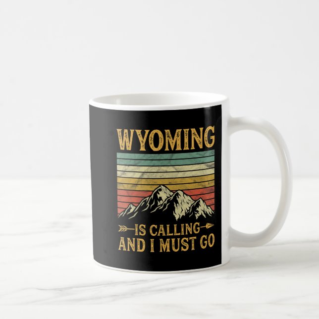 Wyoming ringer och jag måste gå 7 kaffemugg (Höger)