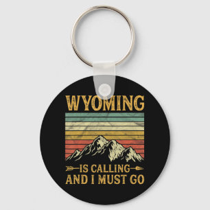 Wyoming ringer och jag måste gå 7 nyckelring