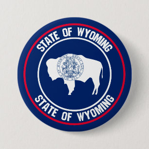 Wyoming Round Emblem Knapp