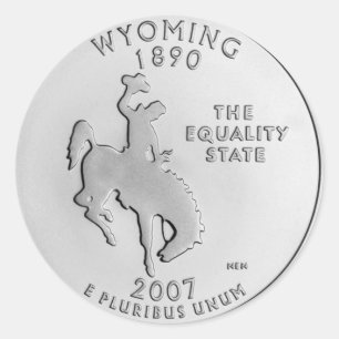 Wyoming Runt Klistermärke