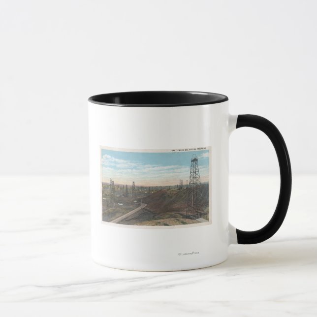Wyoming Salt Bäck Old Fält SceneWyoming Mugg (Höger)