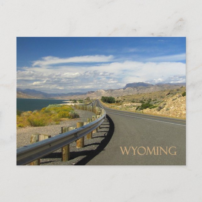 Wyoming Scenia Postcross vycard Vykort (Framsida)