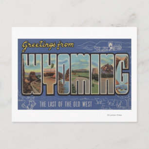 Wyoming (Sista delen av det gamla västern) Vykort