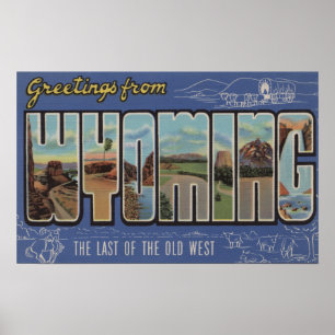Wyoming (Sista Gammala västern) Poster