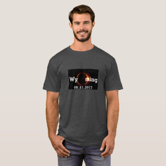 Wyoming sol- förmörkelse tee shirt