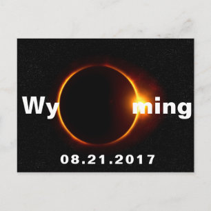 Wyoming Solar Eclipse Vykort