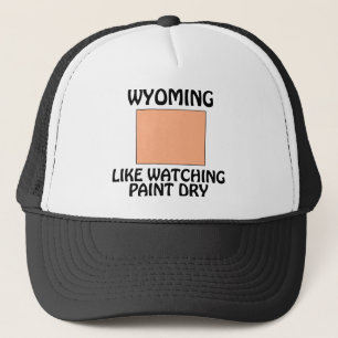 Wyoming - Som att titta på målarfärg som torkar Truckerkeps
