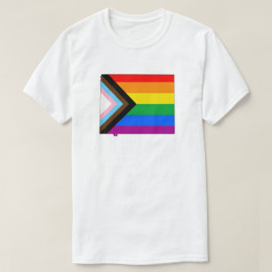Wyoming Stat Stolt LGBTQ Framsteg Stolt T Shirt