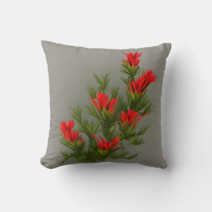 Wyoming State Flower - Indian Paintbrush Kudde