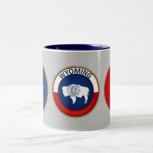 Wyoming State Seal Två-Tonad Mugg