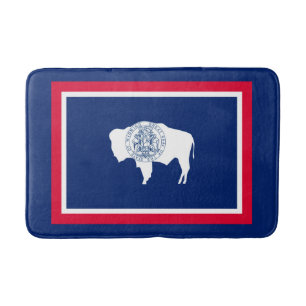 Wyoming Statlig flagga Design Badrumsmatta