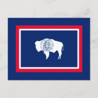 Wyoming Statlig flagga Design