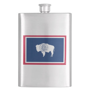 Wyoming statlig flagga fickplunta