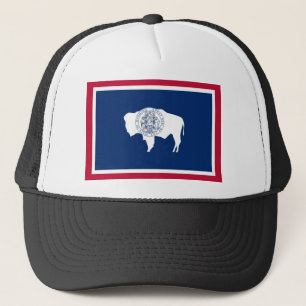 Wyoming statlig flagga keps