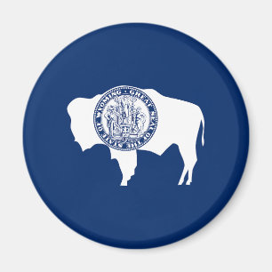 Wyoming Statlig flagga Magnet