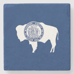 Wyoming Statlig flagga Stenunderlägg