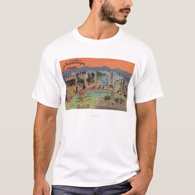 Wyoming (statlig huvudstad/blomma) tee (Framsida)