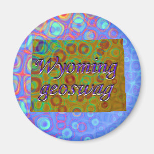 Wyoming statliga Geocaching levererar magneten Magnet