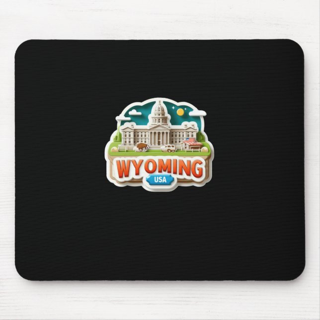 Wyoming Sticker Musmatta (Framsidan)