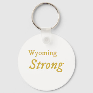 Wyoming Strong Nyckelring