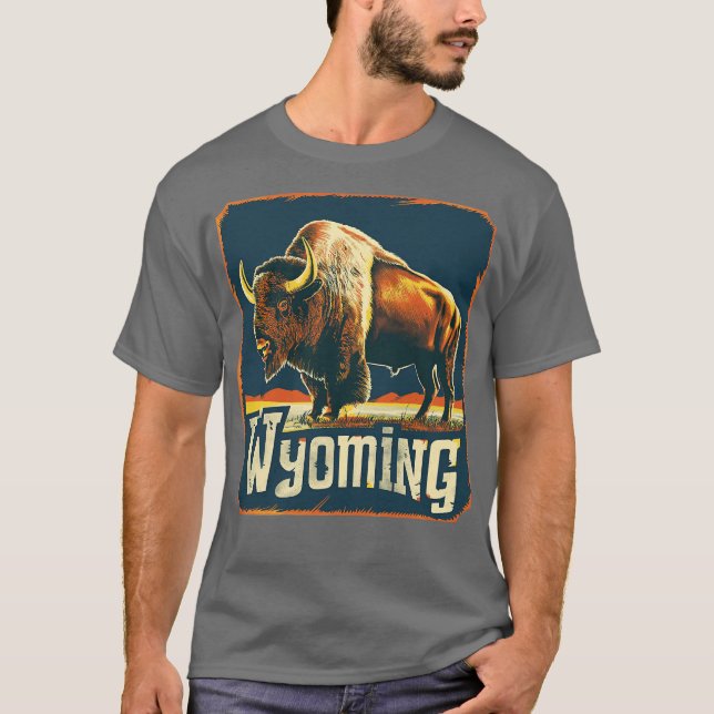 Wyoming T Shirt (Framsida)