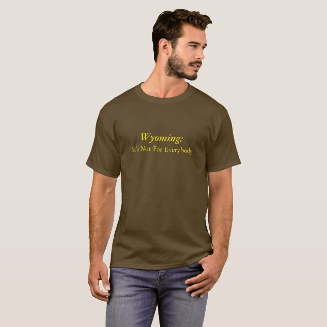 Wyoming T-tröja T-shirt (Hel framsida)