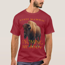 Wyoming Territory Mammal the Bison
