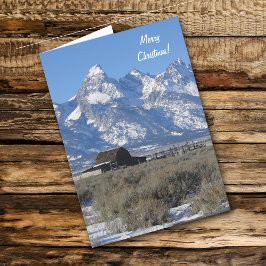 Wyoming Tetons julkort Helgkort