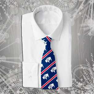 Wyoming Ties, mode USA, Wyoming Flagga business Slips
