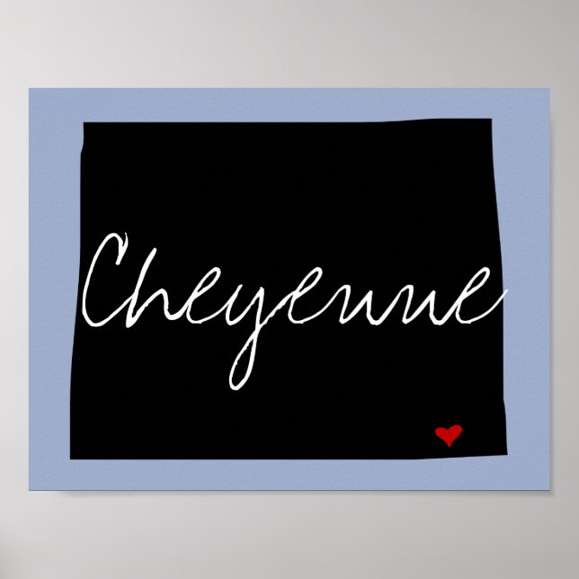 Wyoming Town Poster (Framsidan)