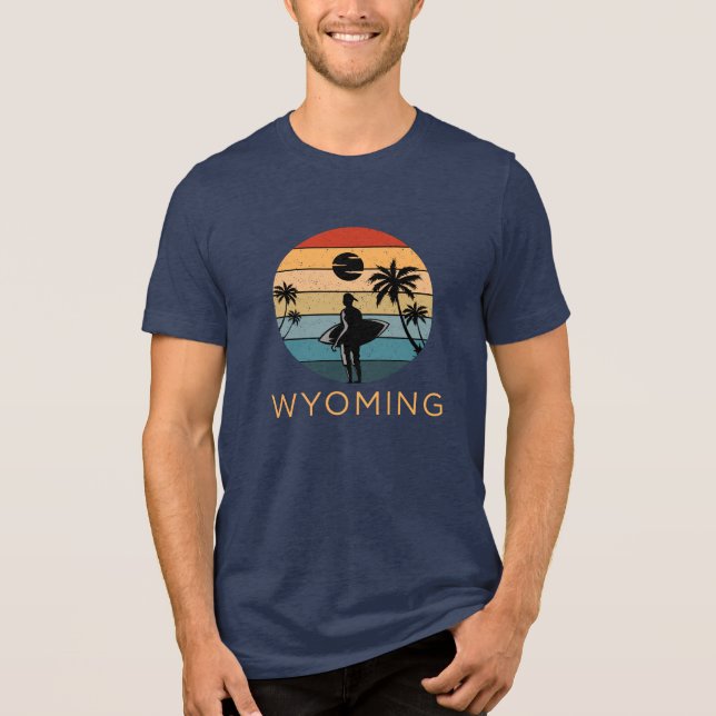 Wyoming: Tropisk oas T Shirt (Framsida)