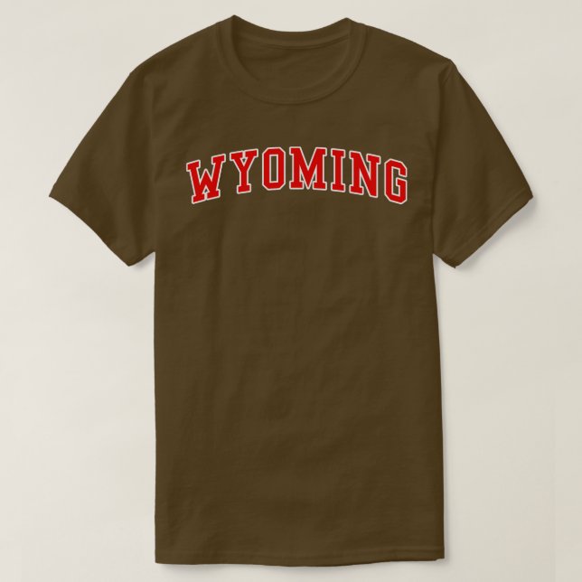 Wyoming TShirt 2 T Shirt (Design framsida)
