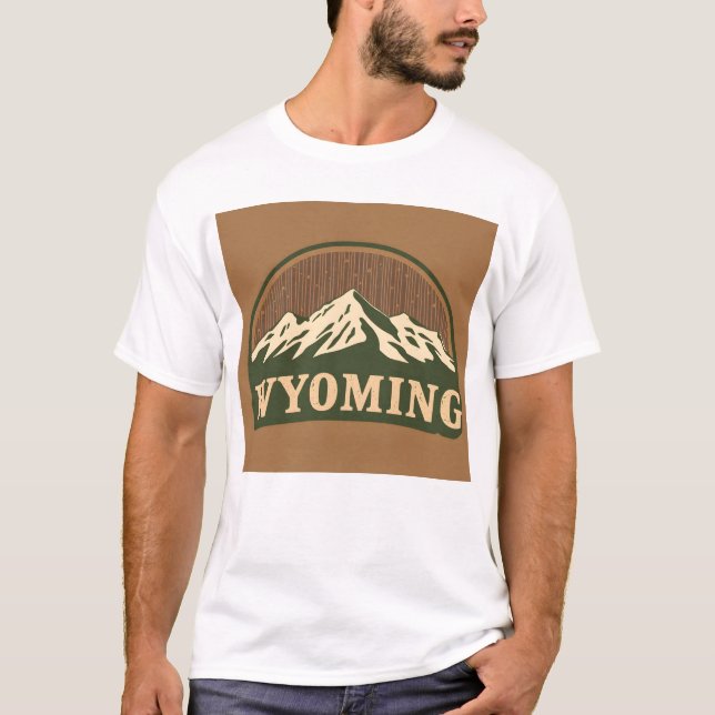 Wyoming Tshirt V04 T Shirt (Framsida)