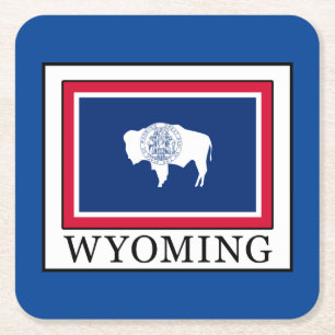 Wyoming Underlägg Papper Kvadrat
